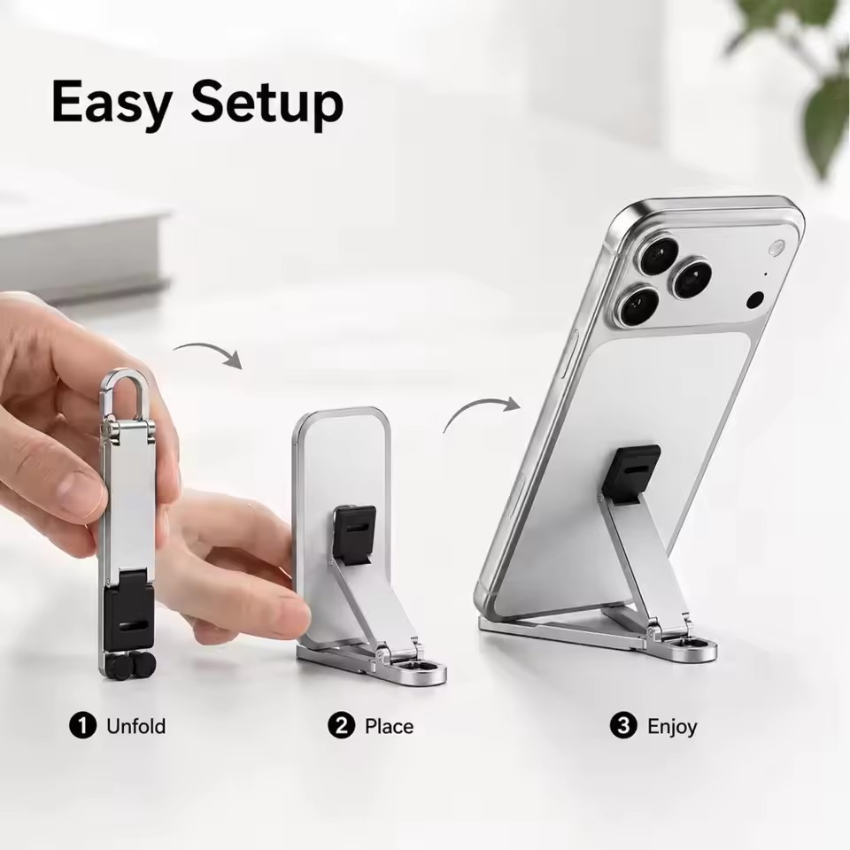 Foldable Keychain Phone Stand  - Taco Stand Holder ulasan dan harga