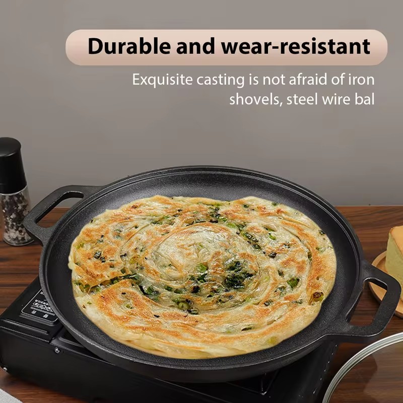Heavy-Duty Cast Iron Fry Pan w - Cast Iron Corn ulasan dan harga