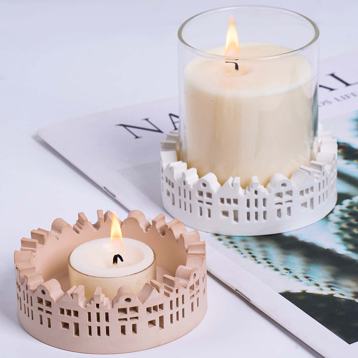 Hollow Round House Candle Hold - Potsticker Mold ulasan dan harga