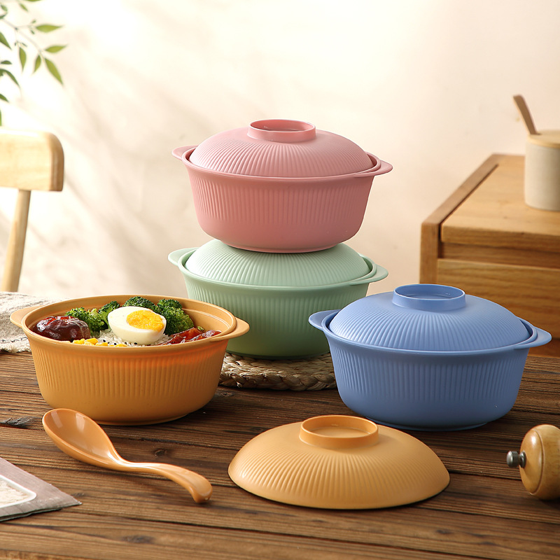 PP Plastic Casserole Ramen Bow - Dim Sum Basket ulasan dan harga