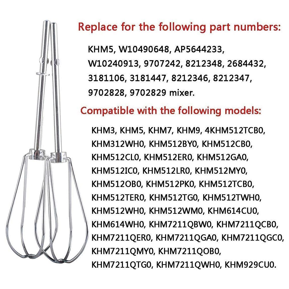 [B25B!】 W10490648 & KHMPW Beat - Kitchenaid Mixer Hand Mixer ulasan dan harga