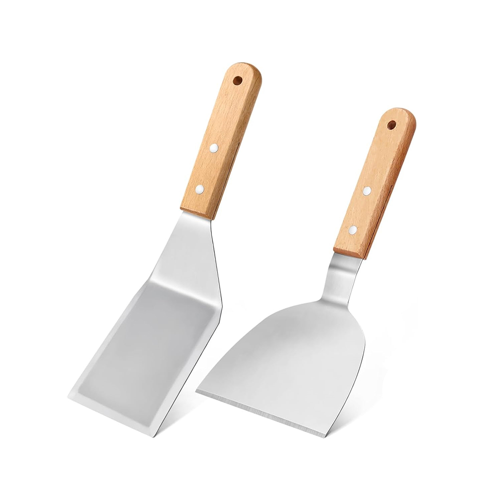 LMETJMA Metal Spatula Turner S - Okonomiyaki Spatula ulasan dan harga