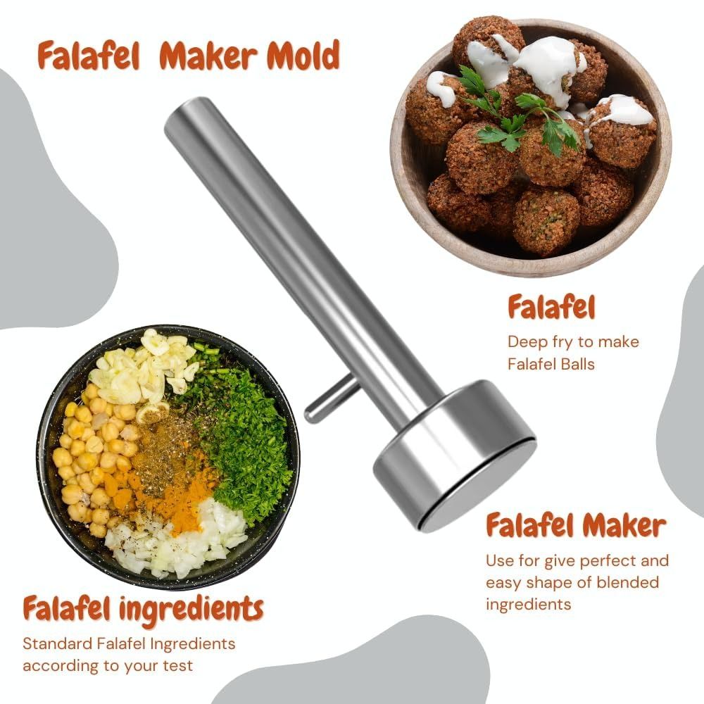 Stainless Steel Falafel Scoop  - Hot Dog Press ulasan dan harga