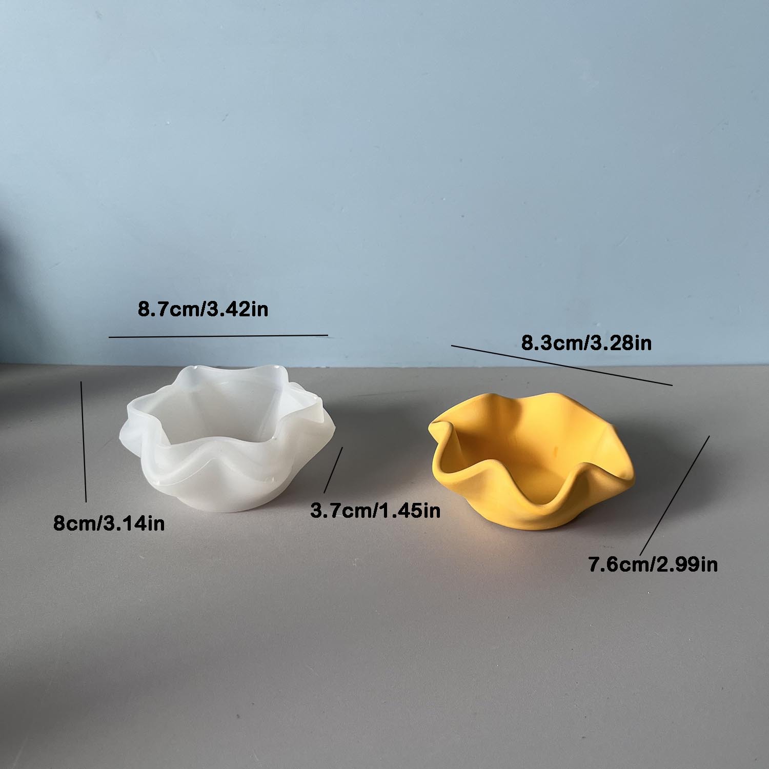 Creative Curved Edge Candle Bo - Potsticker Mold ulasan dan harga