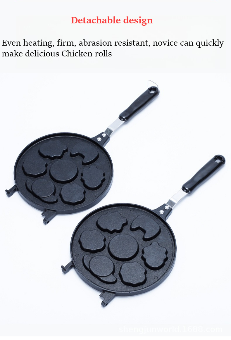 Cartoon Shape Non-stick Baking - Egg Waffle Pan ulasan dan harga